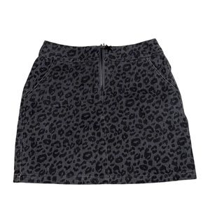 black mini skirt size small